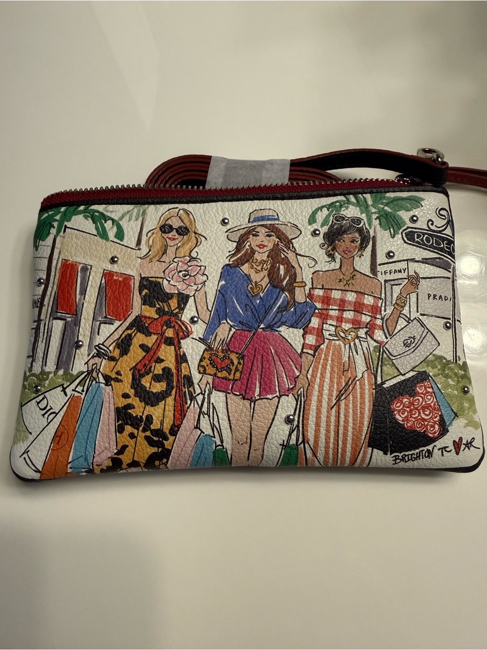 New With Tags Brighton Fashionista Wristlet Clutch in Multicolor